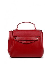 Красная кожаная сумка через плечо от Le camp