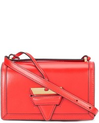 Красная кожаная сумка через плечо от Loewe
