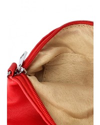 Красная кожаная сумка через плечо от Marc Johnson