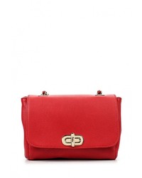 Красная кожаная сумка через плечо от Menbur