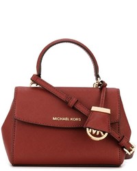 Красная кожаная сумка через плечо от MICHAEL Michael Kors