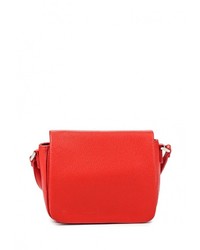 Красная кожаная сумка через плечо от Pimobetti
