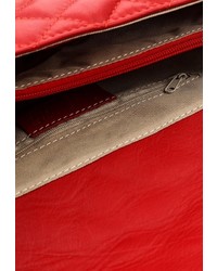 Красная кожаная сумка через плечо от Roberta Rossi