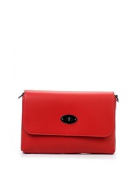 Красная кожаная сумка через плечо от Roberta Rossi