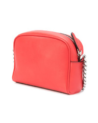 Красная кожаная сумка через плечо от Philippe Model