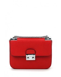 Красная кожаная сумка через плечо от Tom &amp; Eva