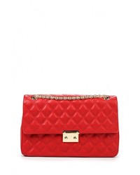 Красная кожаная сумка через плечо от Tom &amp; Eva