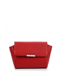 Красная кожаная сумка через плечо от Vicini Tapeet