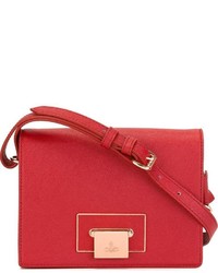 Красная кожаная сумка через плечо от Vivienne Westwood