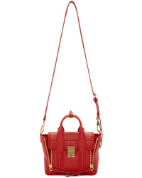 Женская красная кожаная сумка от 3.1 Phillip Lim