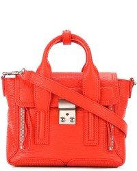 Женская красная кожаная сумка от 3.1 Phillip Lim