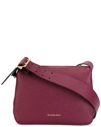 Женская красная кожаная сумка от Burberry
