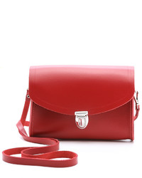 Женская красная кожаная сумка от Cambridge Silversmiths