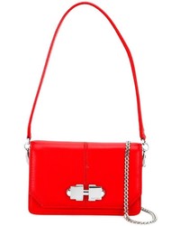Женская красная кожаная сумка от Carven