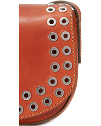 Женская красная кожаная сумка от Frye