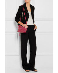 Женская красная кожаная сумка от Balenciaga