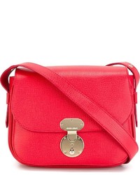Женская красная кожаная сумка от Giorgio Armani