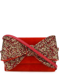 Женская красная кожаная сумка от Giuseppe Zanotti Design