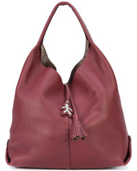 Женская красная кожаная сумка от Henry Beguelin