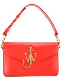 Женская красная кожаная сумка от J.W.Anderson