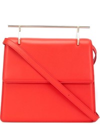 Женская красная кожаная сумка от M2Malletier