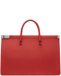 Женская красная кожаная сумка от Maison Margiela
