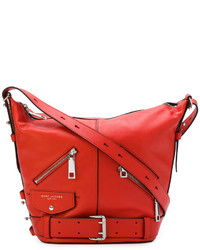 Женская красная кожаная сумка от Marc Jacobs