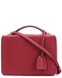 Женская красная кожаная сумка от MARK CROSS