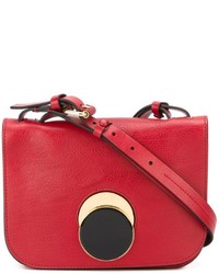 Женская красная кожаная сумка от Marni