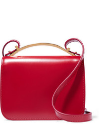 Женская красная кожаная сумка от Marni