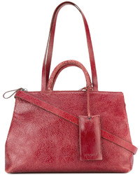 Женская красная кожаная сумка от Marsèll