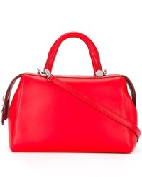 Женская красная кожаная сумка от Max Mara