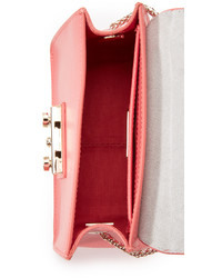 Женская красная кожаная сумка от Furla