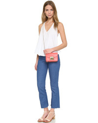 Женская красная кожаная сумка от Furla