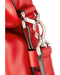 Женская красная кожаная сумка от Givenchy