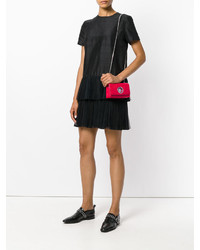 Женская красная кожаная сумка от Versus