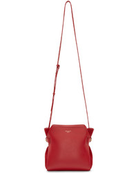 Женская красная кожаная сумка от Nina Ricci