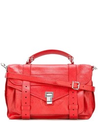 Женская красная кожаная сумка от Proenza Schouler