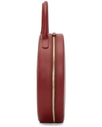Женская красная кожаная сумка от Mansur Gavriel