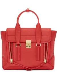 Женская красная кожаная сумка от 3.1 Phillip Lim