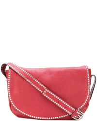 Женская красная кожаная сумка от RED Valentino