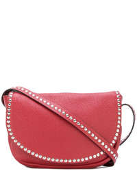 Женская красная кожаная сумка от RED Valentino