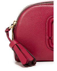 Женская красная кожаная сумка от Marc Jacobs