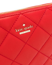 Женская красная кожаная сумка от Kate Spade