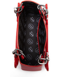 Женская красная кожаная сумка от Yazbukey