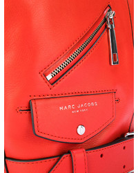 Женская красная кожаная сумка от Marc Jacobs