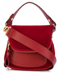 Женская красная кожаная сумка от Tom Ford