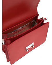 Женская красная кожаная сумка от Paula Cademartori