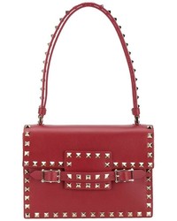 Женская красная кожаная сумка от Valentino Garavani
