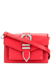 Женская красная кожаная сумка от Versus